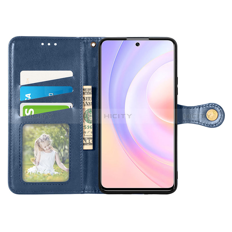 Funda de Cuero Cartera con Soporte Carcasa S05D para Huawei Honor 50 SE 5G