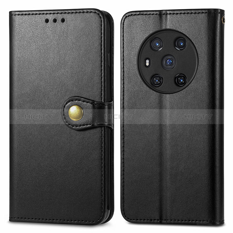 Funda de Cuero Cartera con Soporte Carcasa S05D para Huawei Honor Magic3 5G Negro