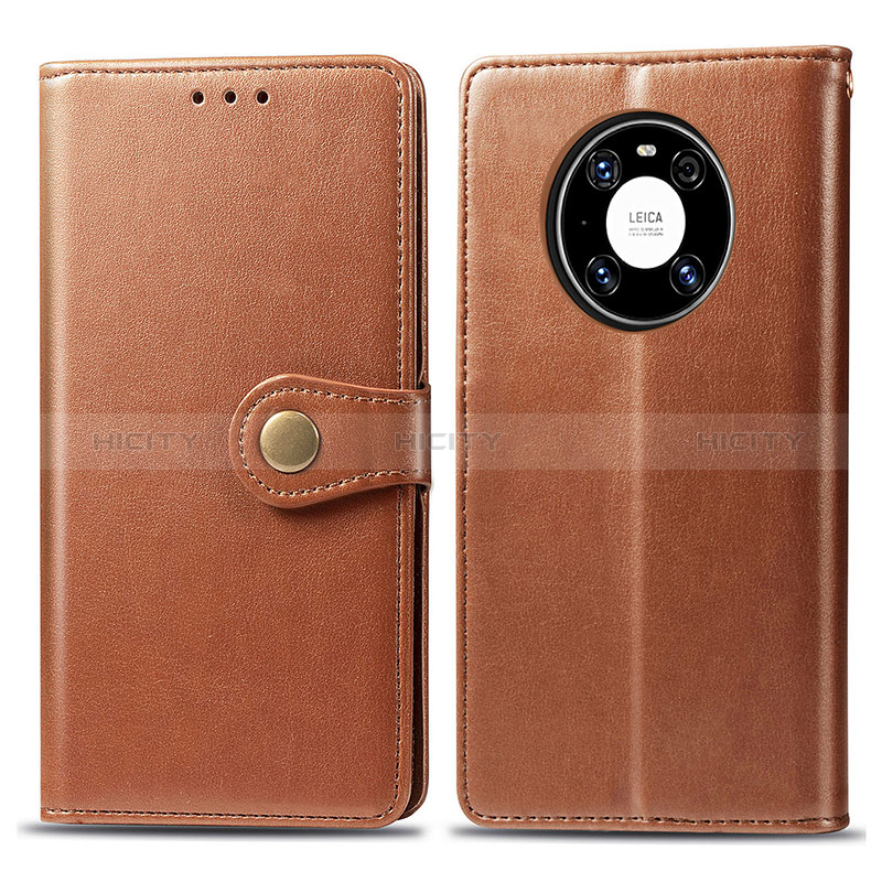 Funda de Cuero Cartera con Soporte Carcasa S05D para Huawei Mate 40 Pro Marron