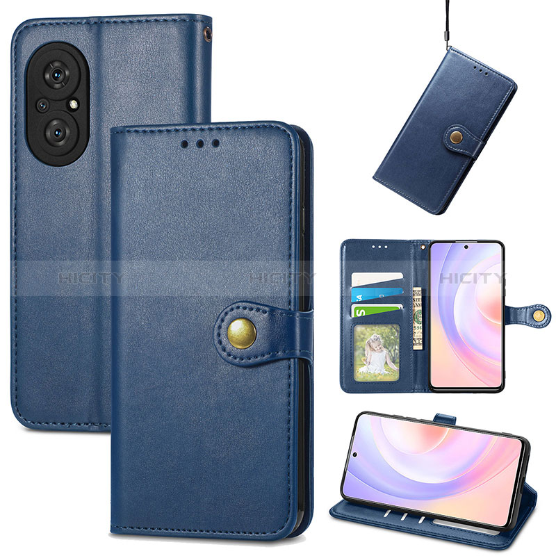 Funda de Cuero Cartera con Soporte Carcasa S05D para Huawei Nova 9 SE