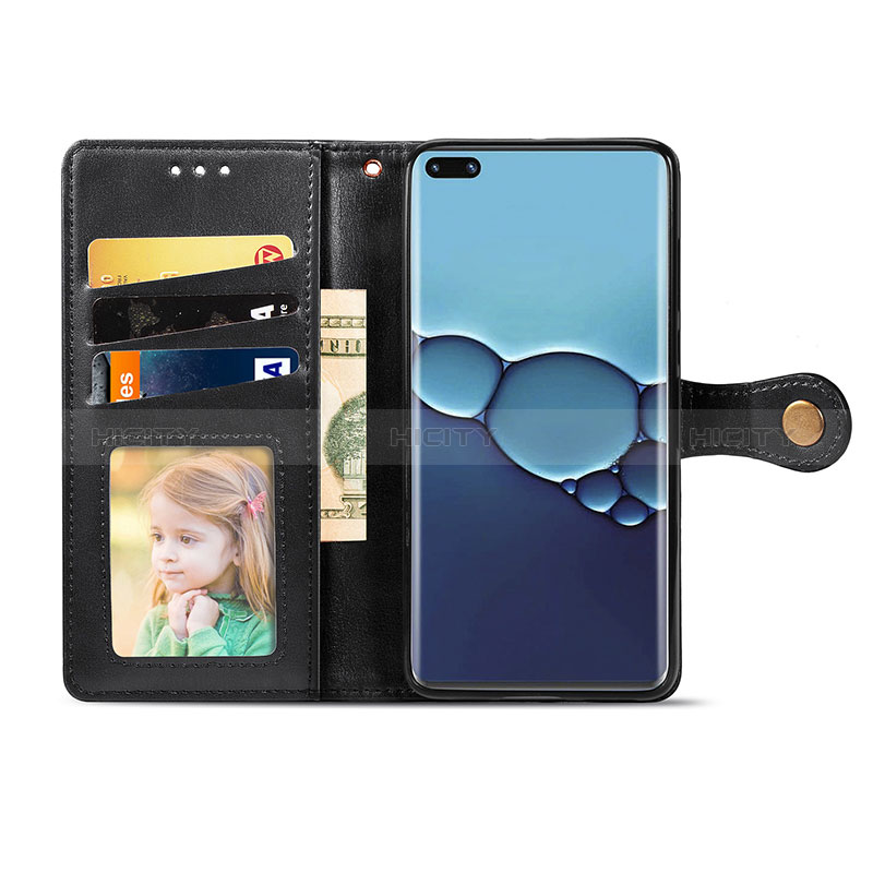 Funda de Cuero Cartera con Soporte Carcasa S05D para Huawei P40 Pro