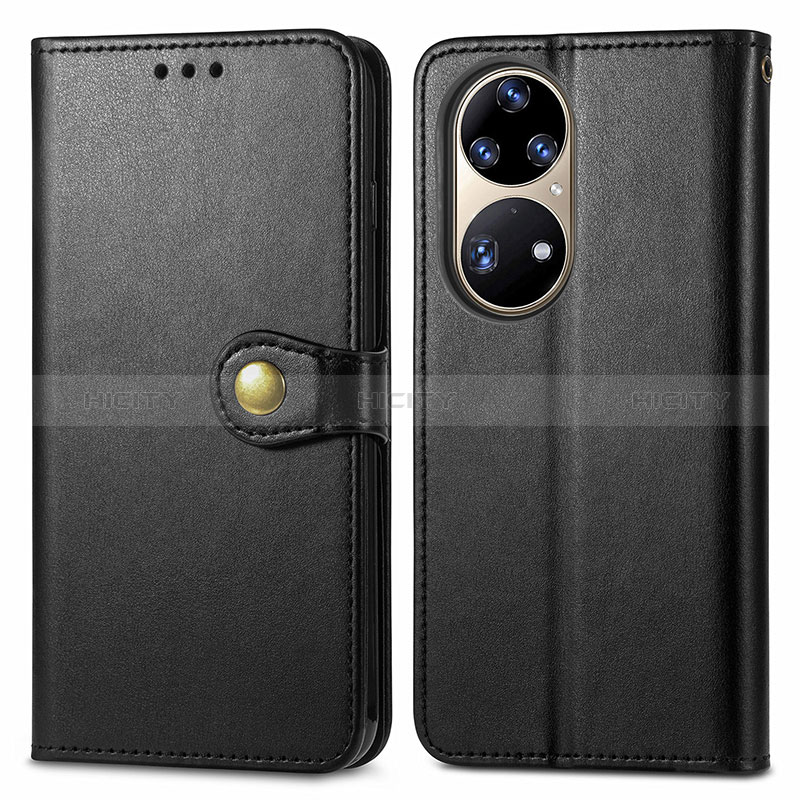 Funda de Cuero Cartera con Soporte Carcasa S05D para Huawei P50 Pro