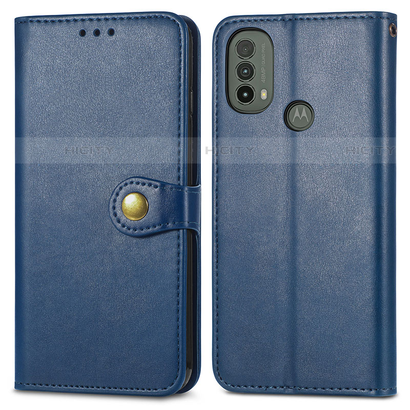 Funda de Cuero Cartera con Soporte Carcasa S05D para Motorola Moto E40