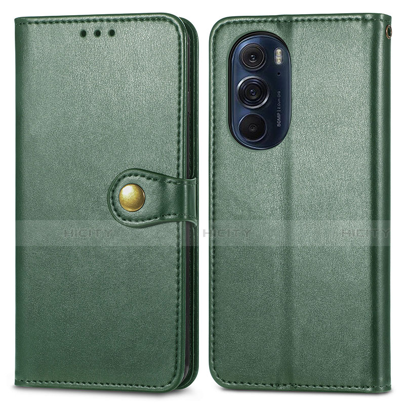 Funda de Cuero Cartera con Soporte Carcasa S05D para Motorola Moto Edge 30 Pro 5G