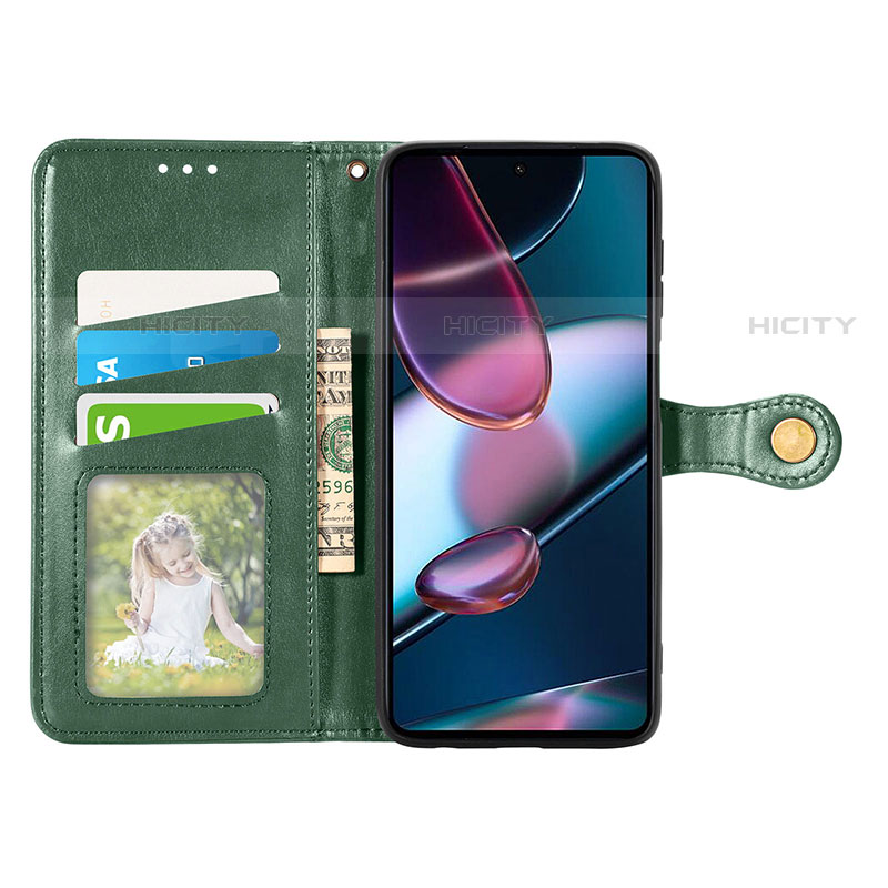 Funda de Cuero Cartera con Soporte Carcasa S05D para Motorola Moto Edge X30 5G