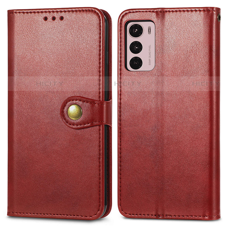 Funda de Cuero Cartera con Soporte Carcasa S05D para Motorola Moto G42