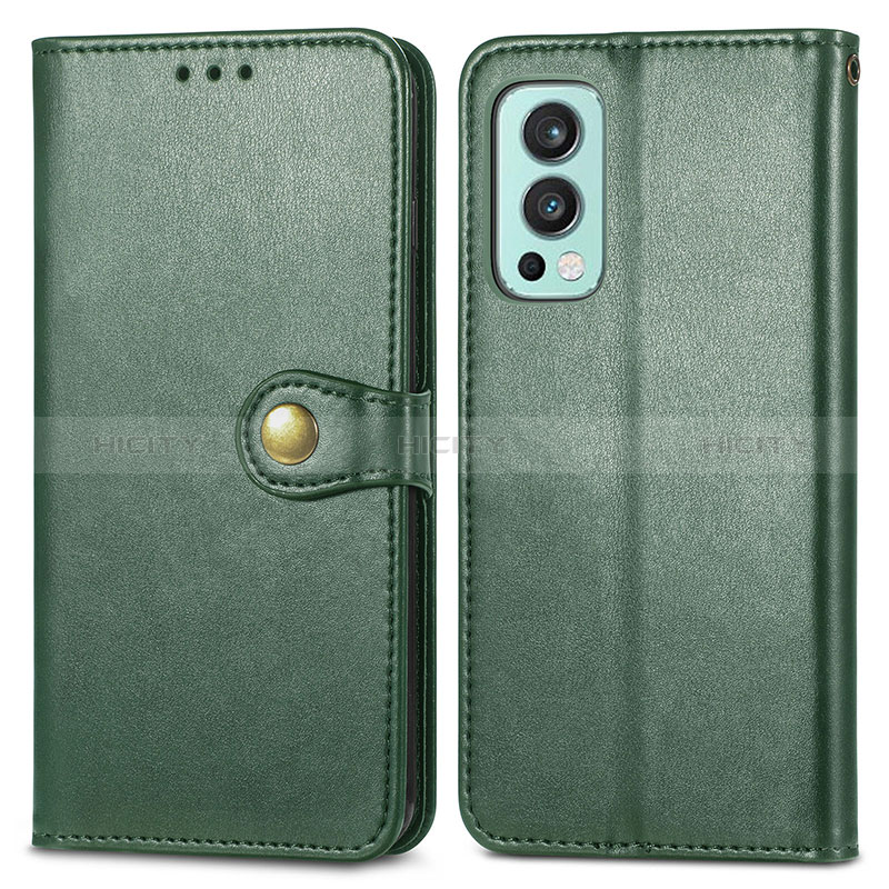 Funda de Cuero Cartera con Soporte Carcasa S05D para OnePlus Nord 2 5G