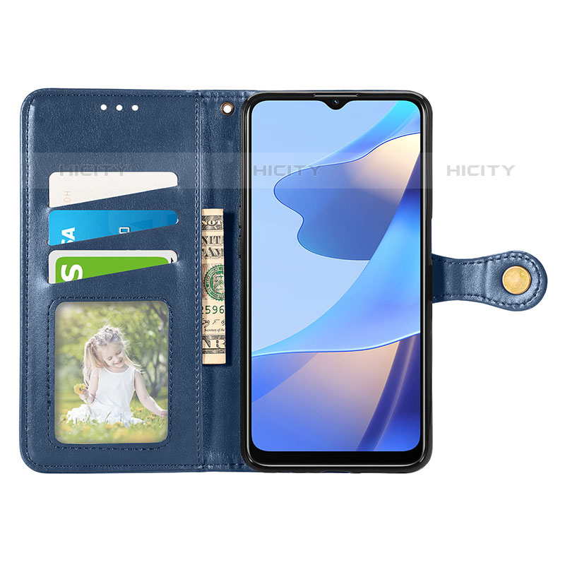 Funda de Cuero Cartera con Soporte Carcasa S05D para Oppo A16s