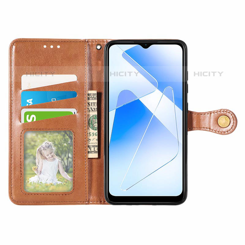 Funda de Cuero Cartera con Soporte Carcasa S05D para Oppo A53s 5G