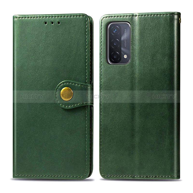 Funda de Cuero Cartera con Soporte Carcasa S05D para Oppo A54 5G