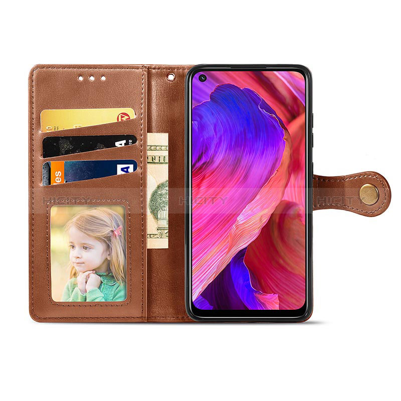 Funda de Cuero Cartera con Soporte Carcasa S05D para Oppo A54 5G