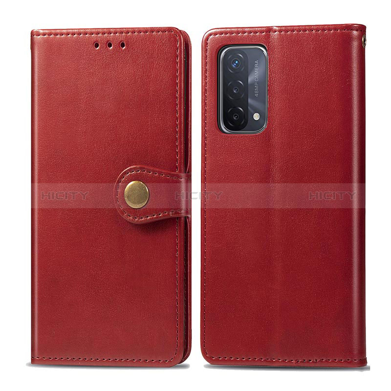 Funda de Cuero Cartera con Soporte Carcasa S05D para Oppo A74 5G