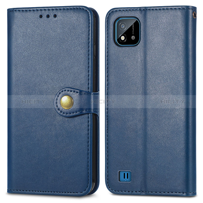 Funda de Cuero Cartera con Soporte Carcasa S05D para Realme C11 (2021)