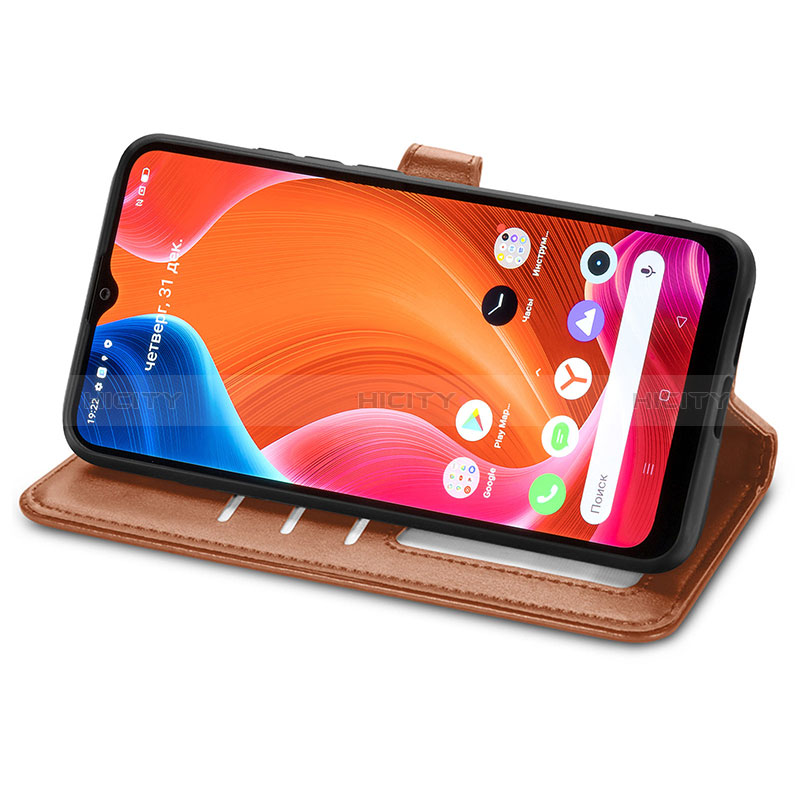 Funda de Cuero Cartera con Soporte Carcasa S05D para Realme C11 (2021)