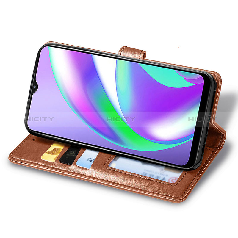 Funda de Cuero Cartera con Soporte Carcasa S05D para Realme C12