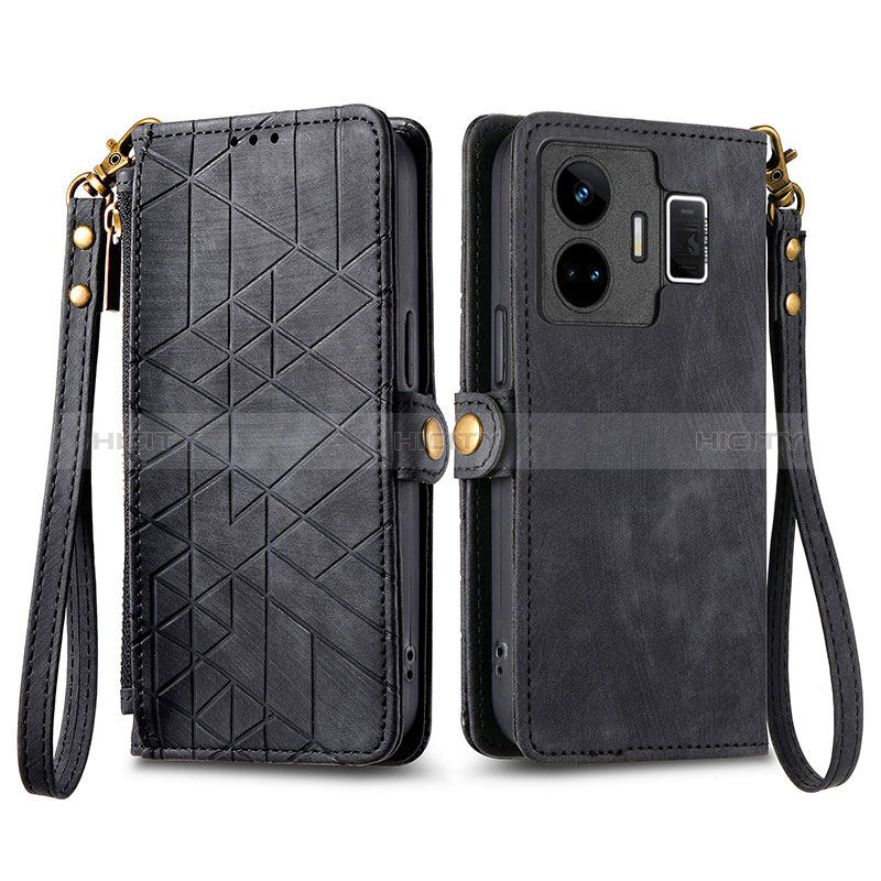 Funda de Cuero Cartera con Soporte Carcasa S05D para Realme GT Neo5 240W 5G