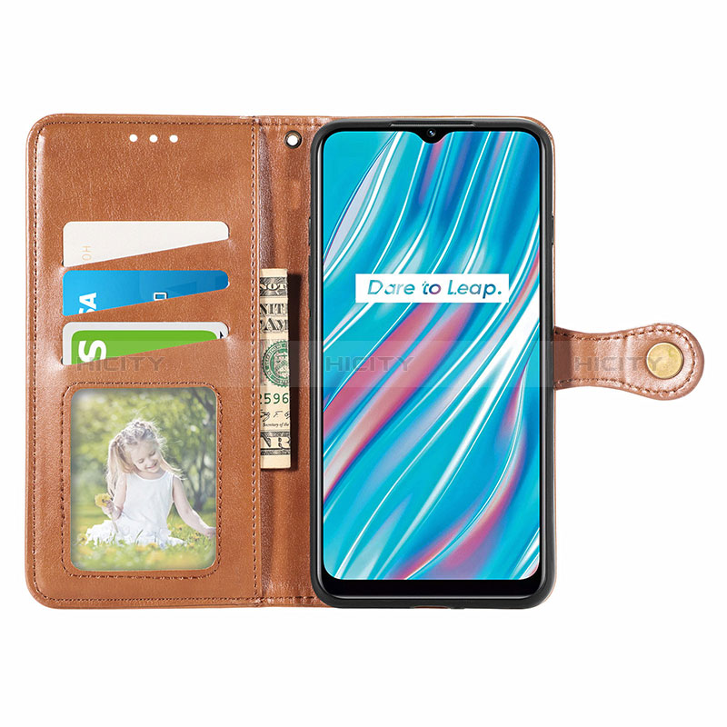 Funda de Cuero Cartera con Soporte Carcasa S05D para Realme V11 5G