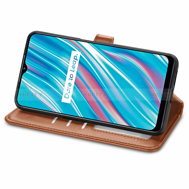 Funda de Cuero Cartera con Soporte Carcasa S05D para Realme V11 5G