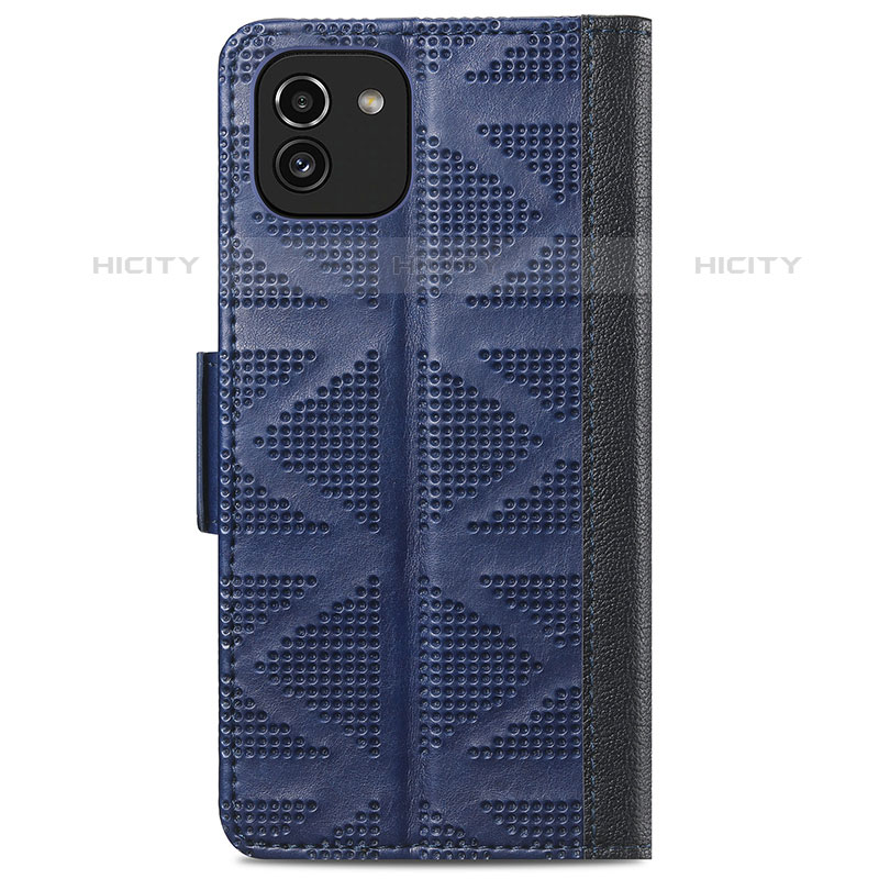 Funda de Cuero Cartera con Soporte Carcasa S05D para Samsung Galaxy A03