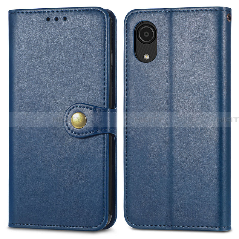 Funda de Cuero Cartera con Soporte Carcasa S05D para Samsung Galaxy A03 Core