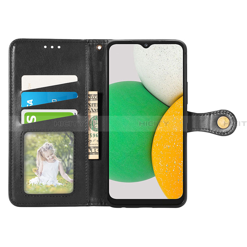 Funda de Cuero Cartera con Soporte Carcasa S05D para Samsung Galaxy A03 Core