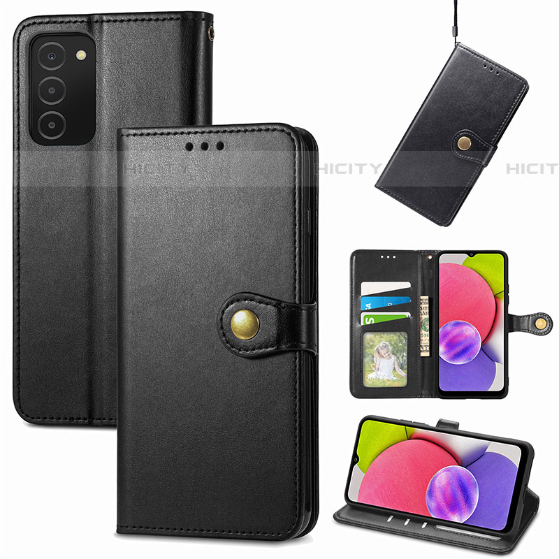 Funda de Cuero Cartera con Soporte Carcasa S05D para Samsung Galaxy A03s