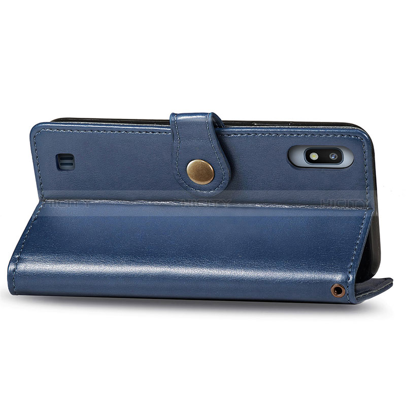 Funda de Cuero Cartera con Soporte Carcasa S05D para Samsung Galaxy A10