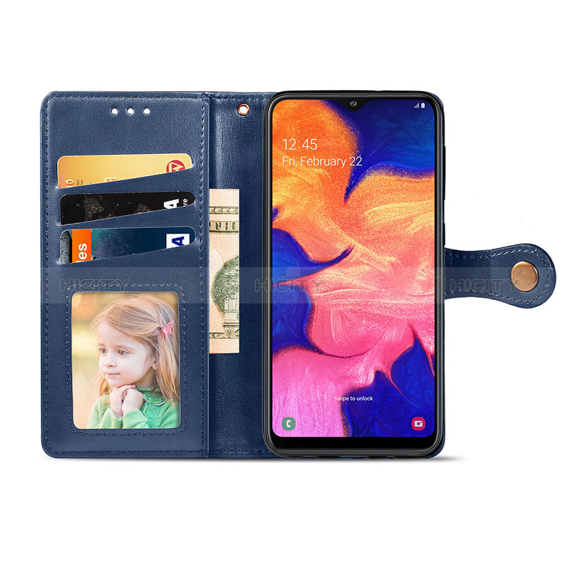 Funda de Cuero Cartera con Soporte Carcasa S05D para Samsung Galaxy A10