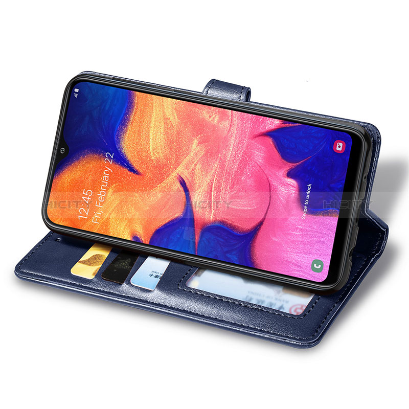 Funda de Cuero Cartera con Soporte Carcasa S05D para Samsung Galaxy A10