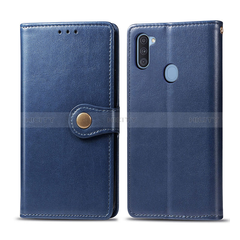 Funda de Cuero Cartera con Soporte Carcasa S05D para Samsung Galaxy A11