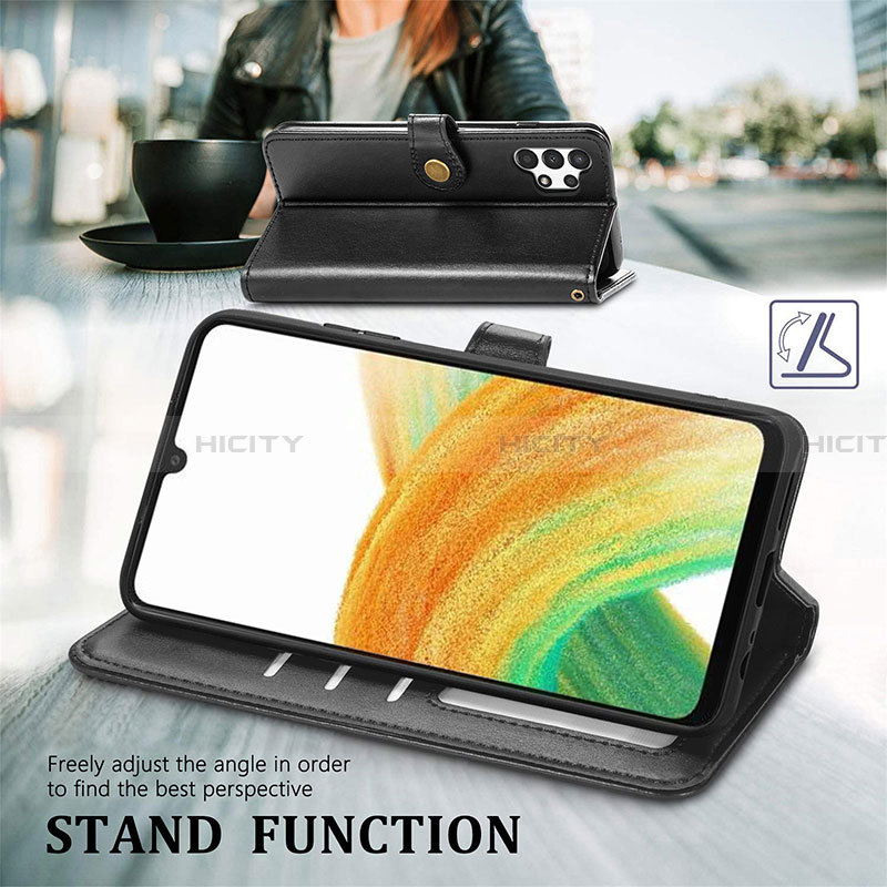 Funda de Cuero Cartera con Soporte Carcasa S05D para Samsung Galaxy A13 4G