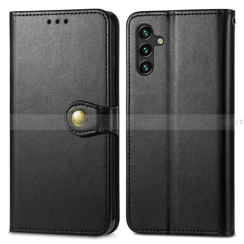 Funda de Cuero Cartera con Soporte Carcasa S05D para Samsung Galaxy A13 5G Negro