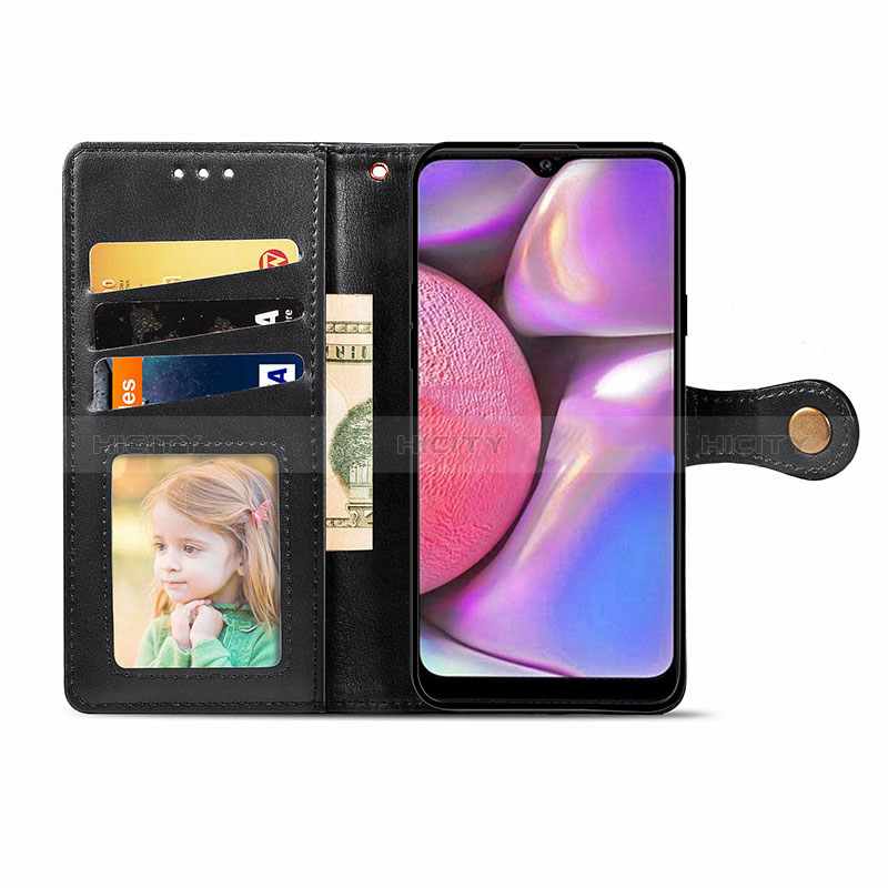 Funda de Cuero Cartera con Soporte Carcasa S05D para Samsung Galaxy A20s