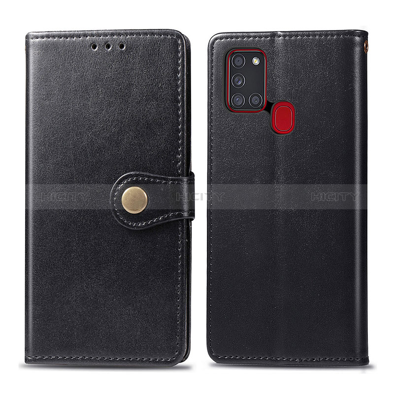 Funda de Cuero Cartera con Soporte Carcasa S05D para Samsung Galaxy A21s