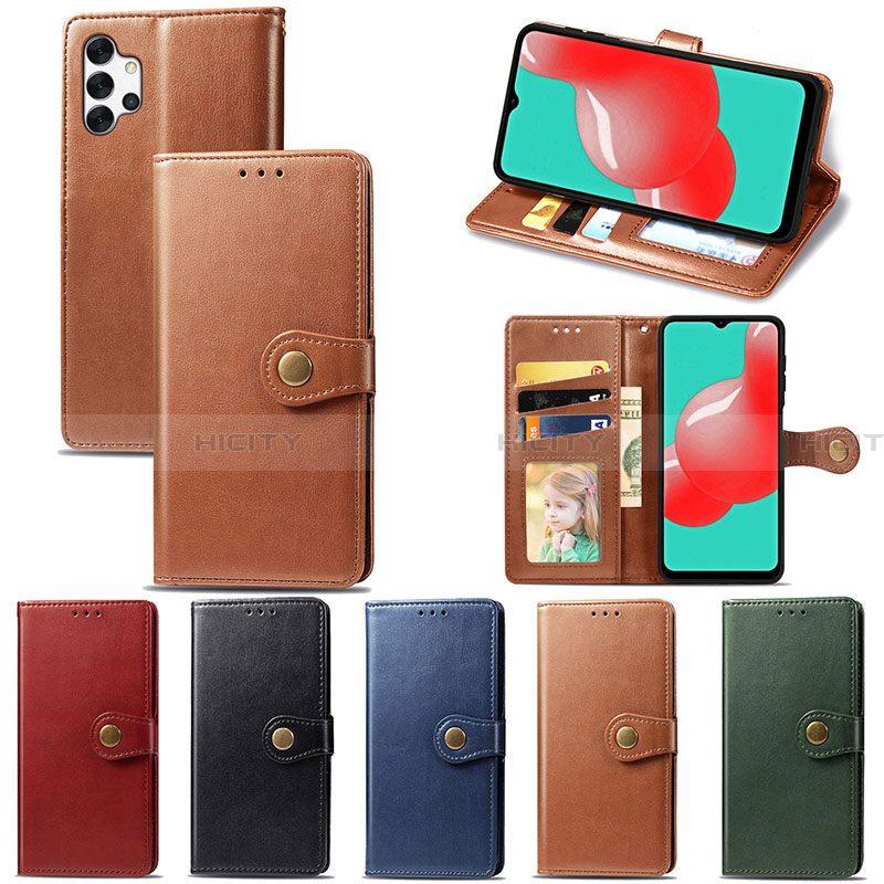 Funda de Cuero Cartera con Soporte Carcasa S05D para Samsung Galaxy A32 4G