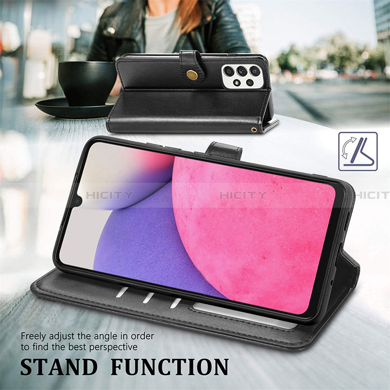 Funda de Cuero Cartera con Soporte Carcasa S05D para Samsung Galaxy A33 5G