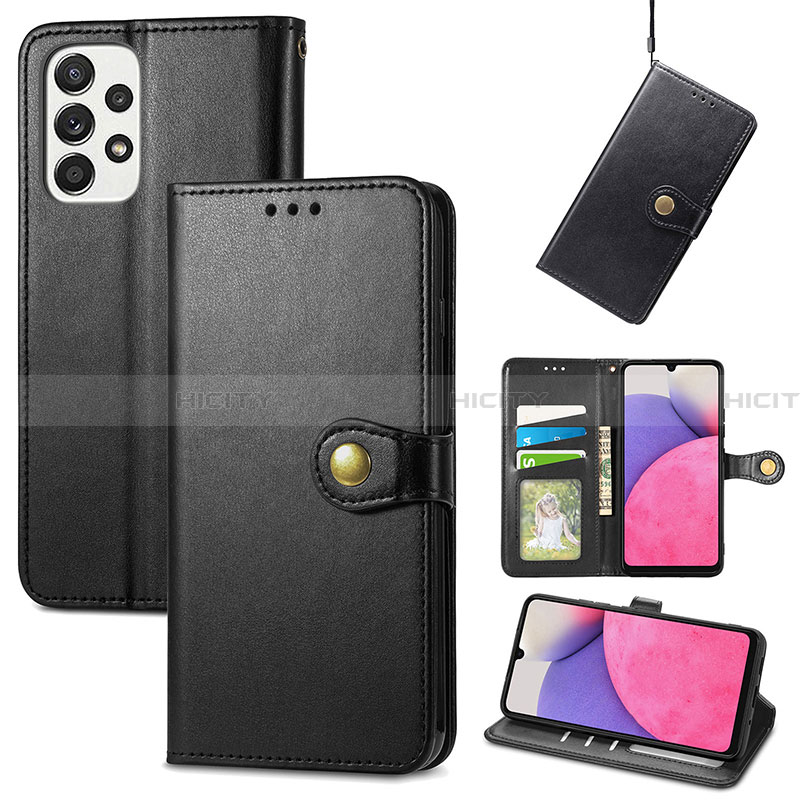 Funda de Cuero Cartera con Soporte Carcasa S05D para Samsung Galaxy A33 5G