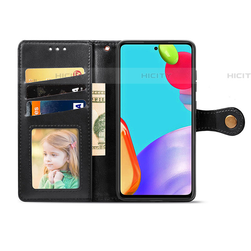 Funda de Cuero Cartera con Soporte Carcasa S05D para Samsung Galaxy A52 4G