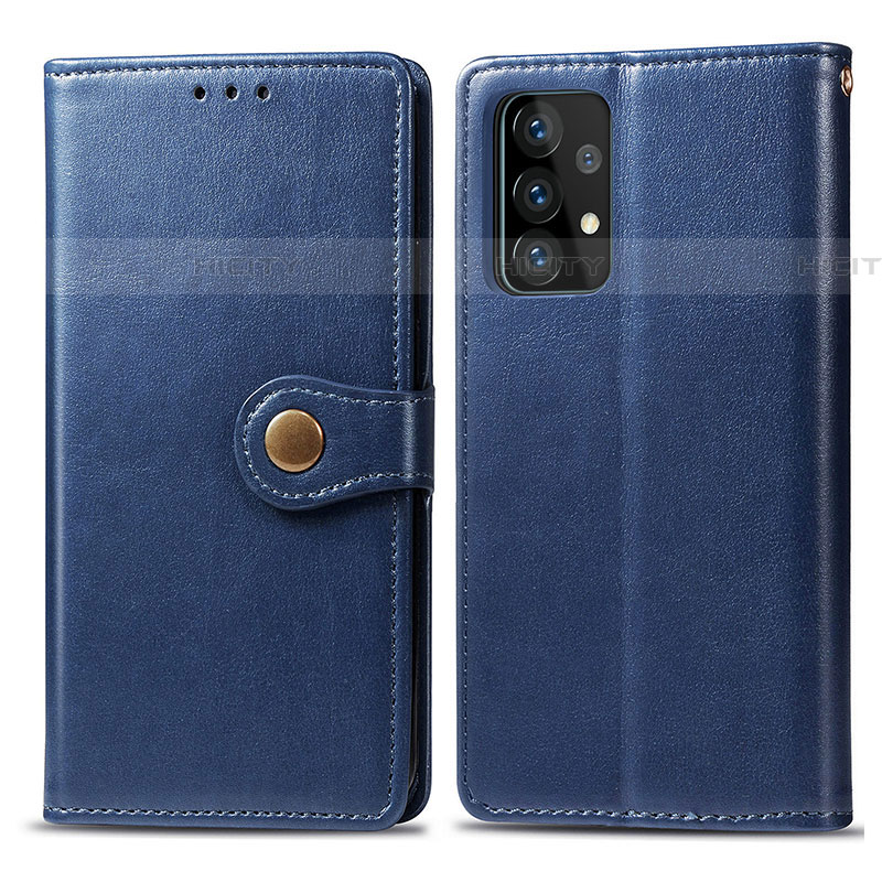 Funda de Cuero Cartera con Soporte Carcasa S05D para Samsung Galaxy A52 5G