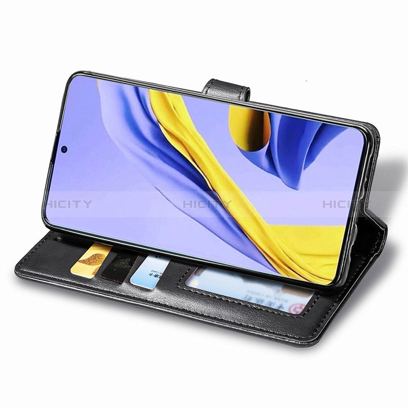 Funda de Cuero Cartera con Soporte Carcasa S05D para Samsung Galaxy A71 5G