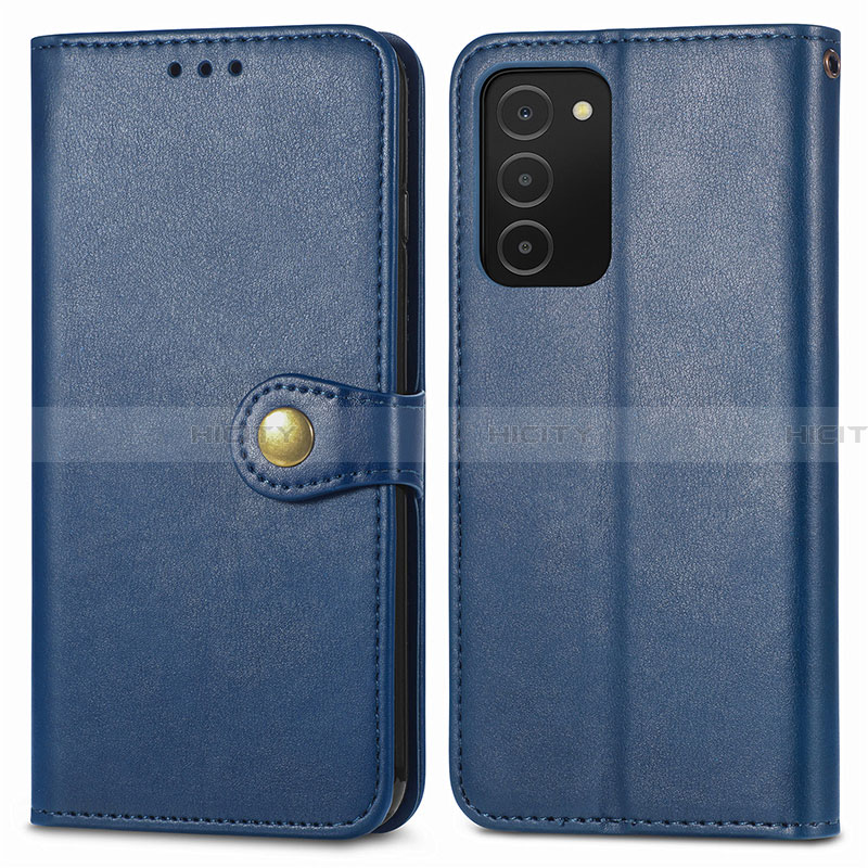 Funda de Cuero Cartera con Soporte Carcasa S05D para Samsung Galaxy F02S SM-E025F