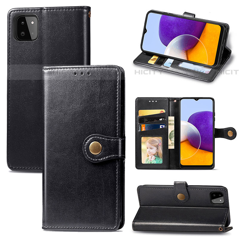 Funda de Cuero Cartera con Soporte Carcasa S05D para Samsung Galaxy F42 5G