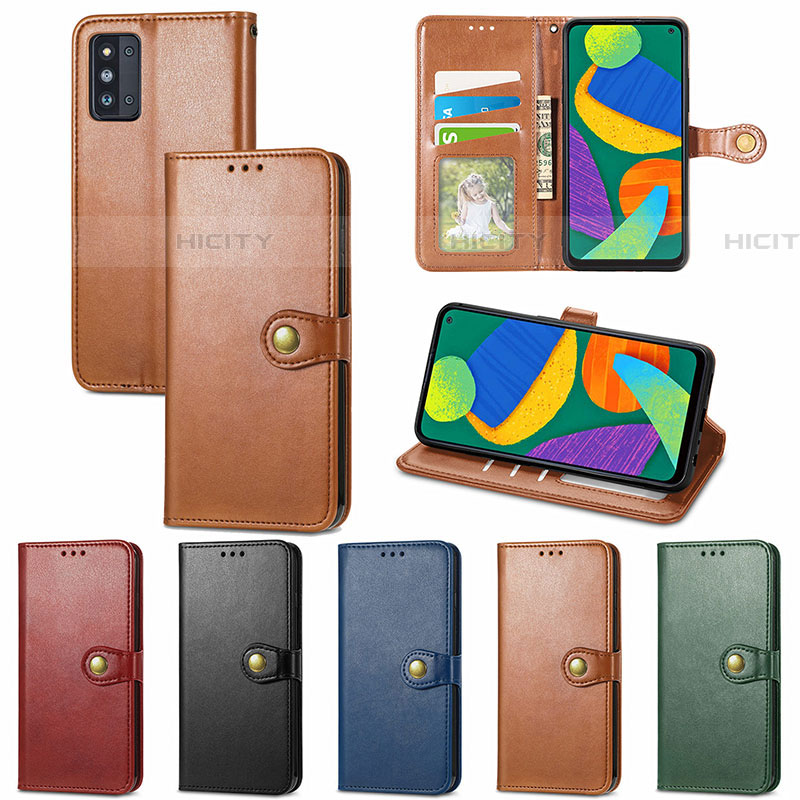 Funda de Cuero Cartera con Soporte Carcasa S05D para Samsung Galaxy F52 5G