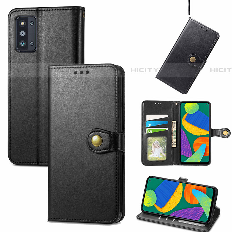 Funda de Cuero Cartera con Soporte Carcasa S05D para Samsung Galaxy F52 5G