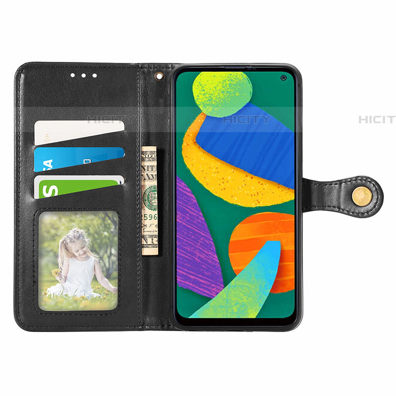 Funda de Cuero Cartera con Soporte Carcasa S05D para Samsung Galaxy F52 5G