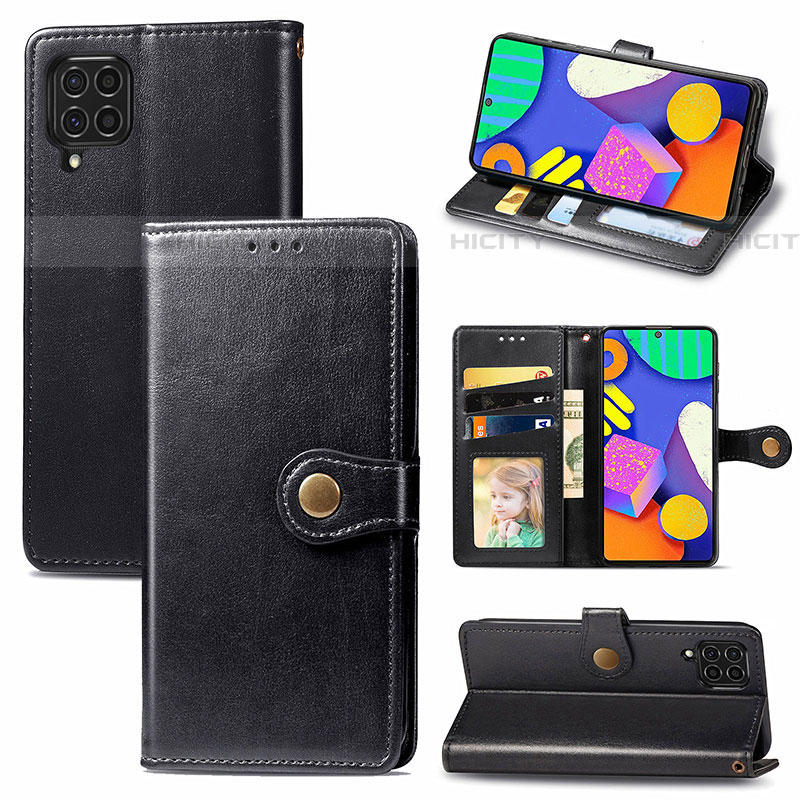 Funda de Cuero Cartera con Soporte Carcasa S05D para Samsung Galaxy F62 5G