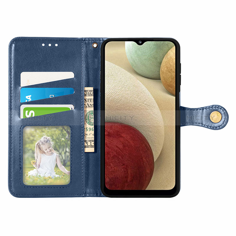 Funda de Cuero Cartera con Soporte Carcasa S05D para Samsung Galaxy M12