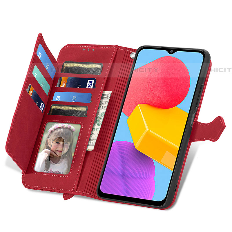 Funda de Cuero Cartera con Soporte Carcasa S05D para Samsung Galaxy M13 4G