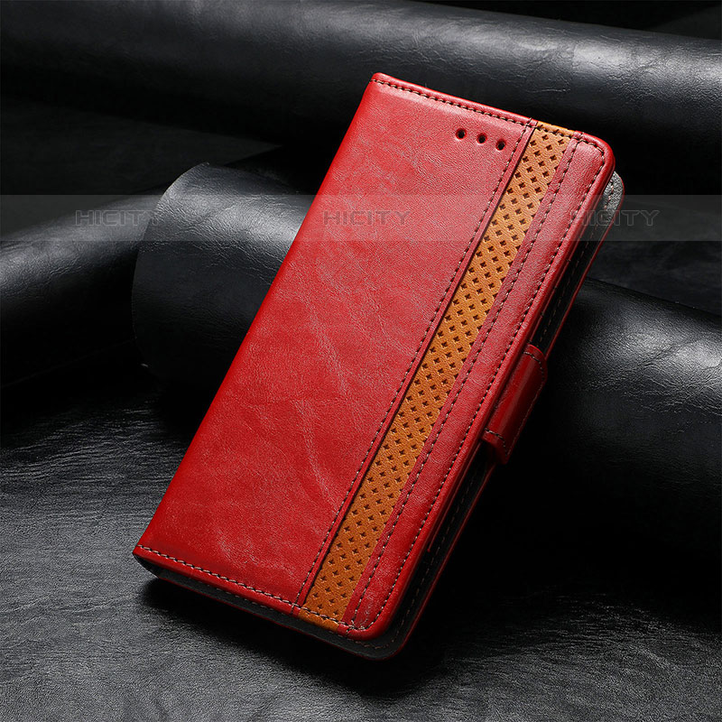 Funda de Cuero Cartera con Soporte Carcasa S05D para Samsung Galaxy M13 5G Rojo