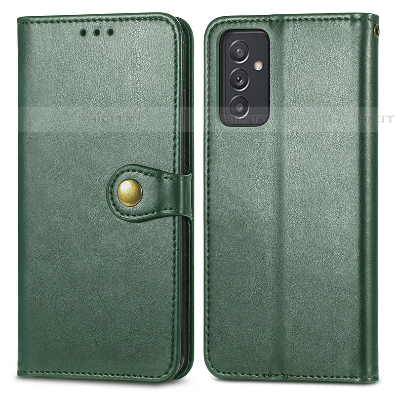 Funda de Cuero Cartera con Soporte Carcasa S05D para Samsung Galaxy M14 5G Verde